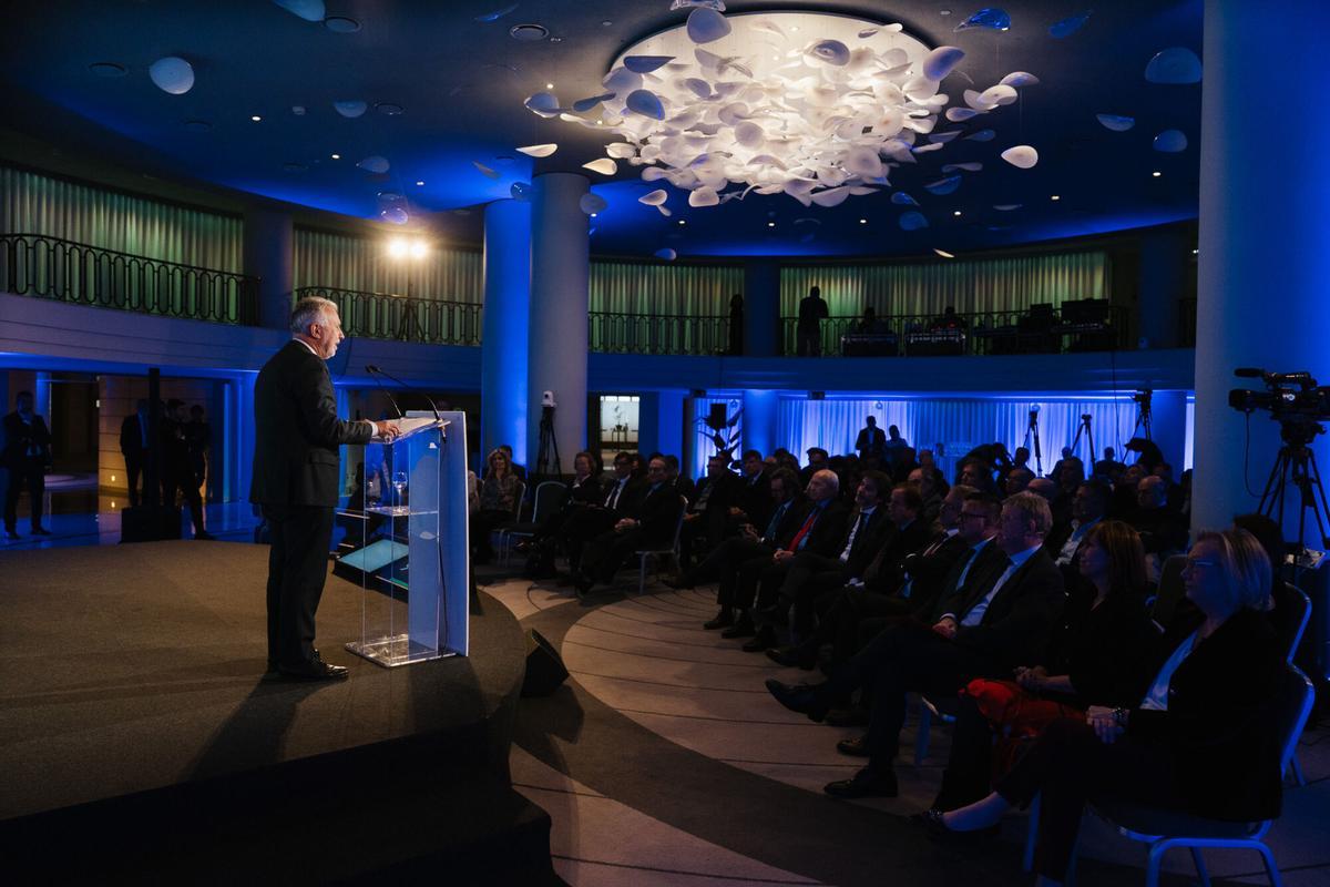 Ángel Víctor Torres, ministro de Política Territorial y Memoria Democrática, durante su intervención en el foro ‘España 360’