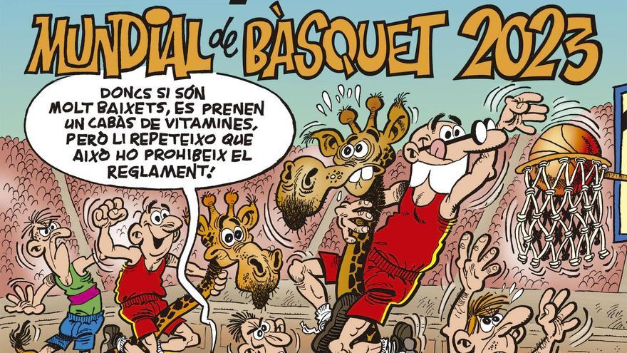 Mortadel·lo i Filemó, al mundial de bàsquet 2023