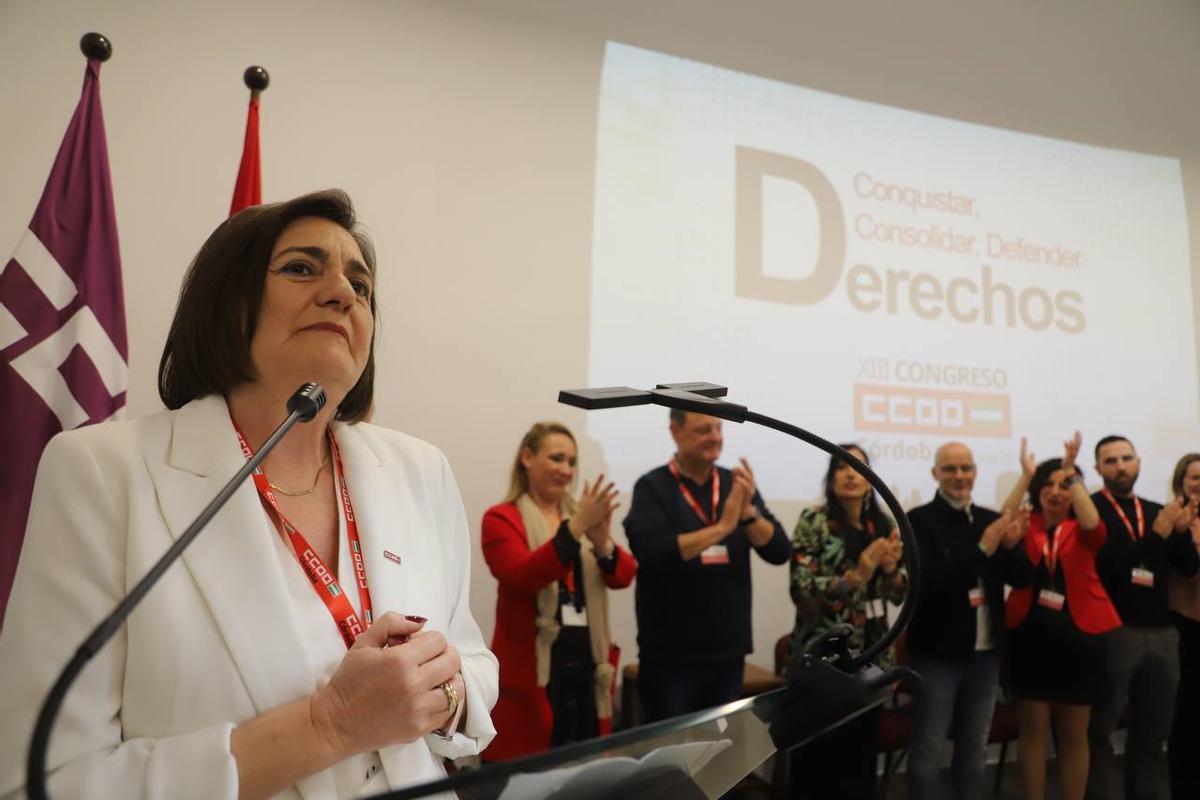 Borrego, durante su discurso.