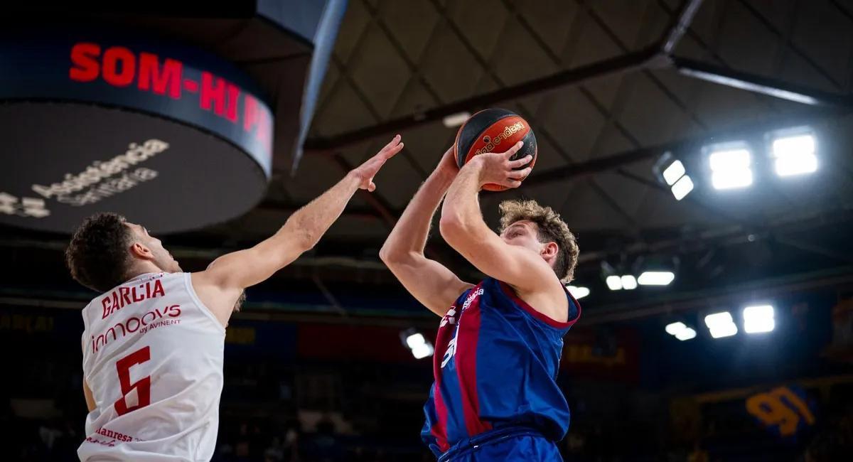 El Barcelona cayó ante el Manresa en su más reciente enfrentamiento directo (83-82)