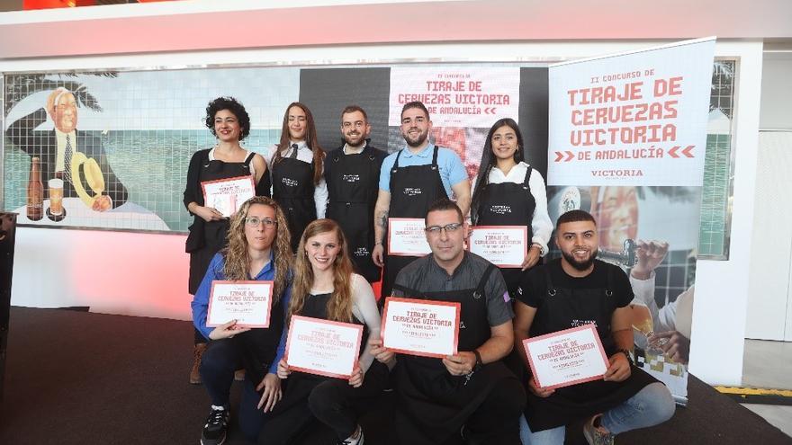 La fábrica de Cervezas Victoria acoge la gran final del  II Concurso de Tiraje de Cerveza de Andalucía