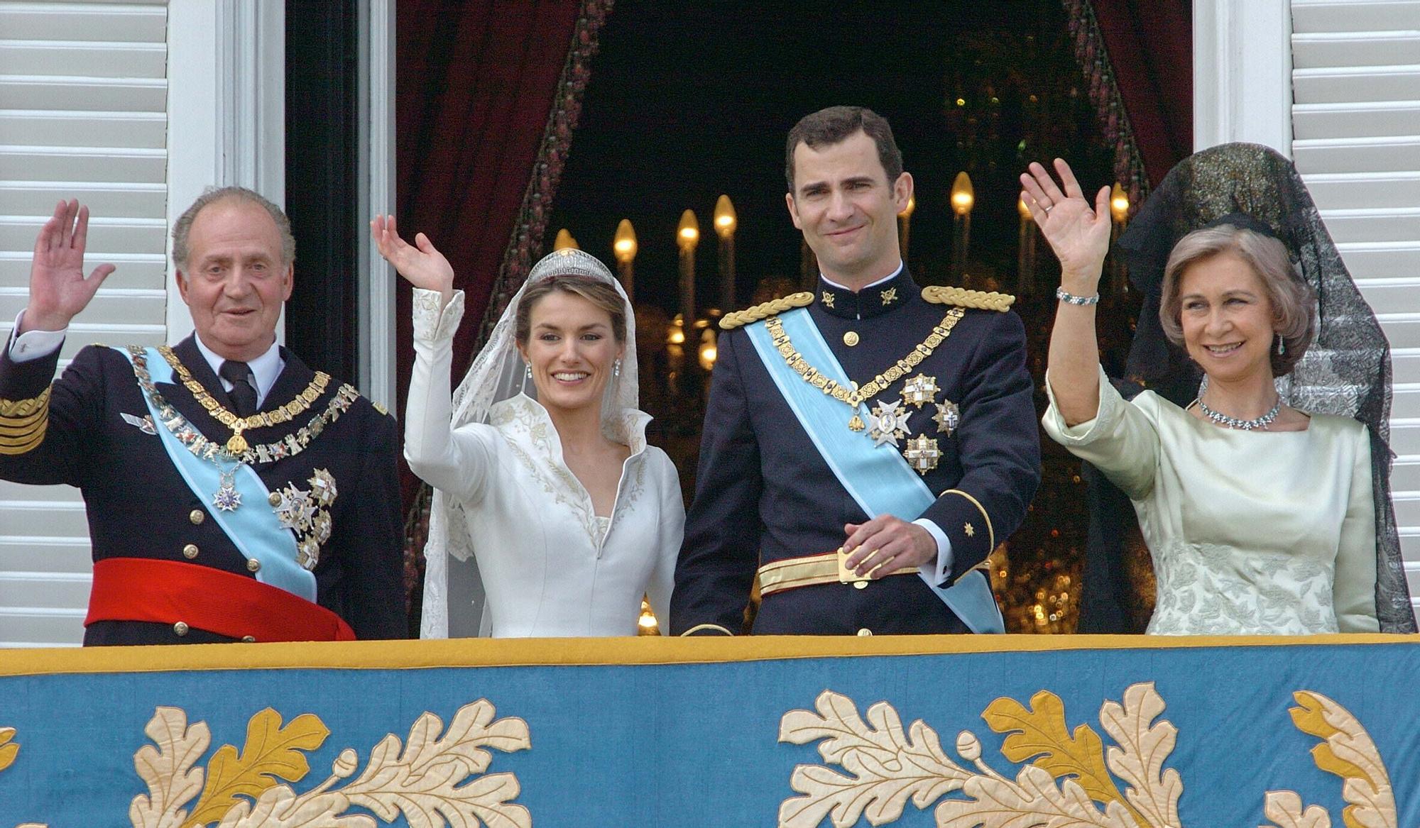 Así fue la boda real de Felipe y Letizia en 2004