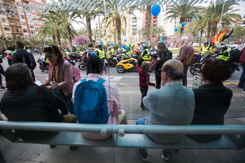 Manifestación por la equiparación salarial convocada por la asociación de policí­as Jusapol en Luceros