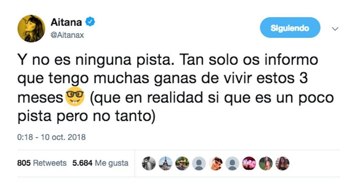 Aitana se explica como un libro cerrado