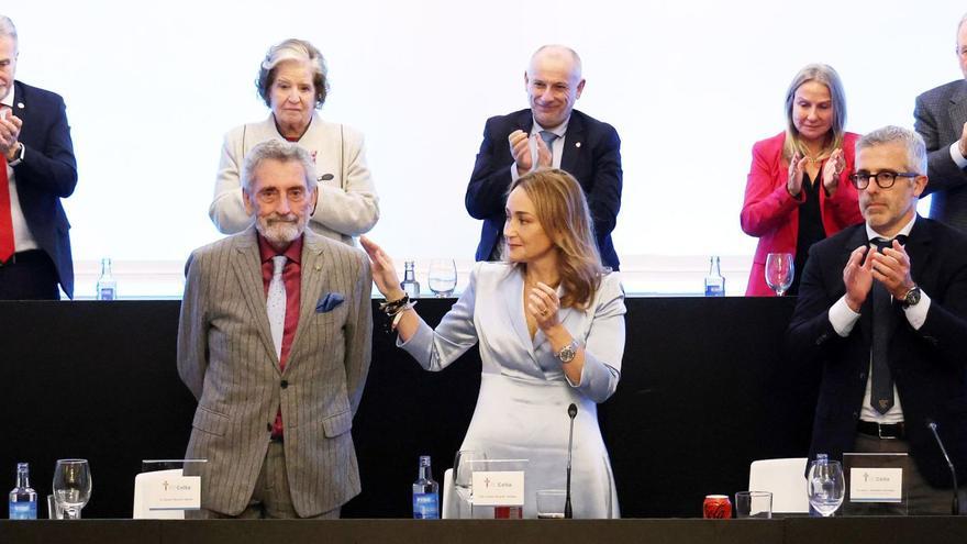 Un emocionado Carlos Mouriño cede el testigo a su hija Marián: "El 'Mouriño vete ya' lo recordaré siempre, pero con una sonrisa"