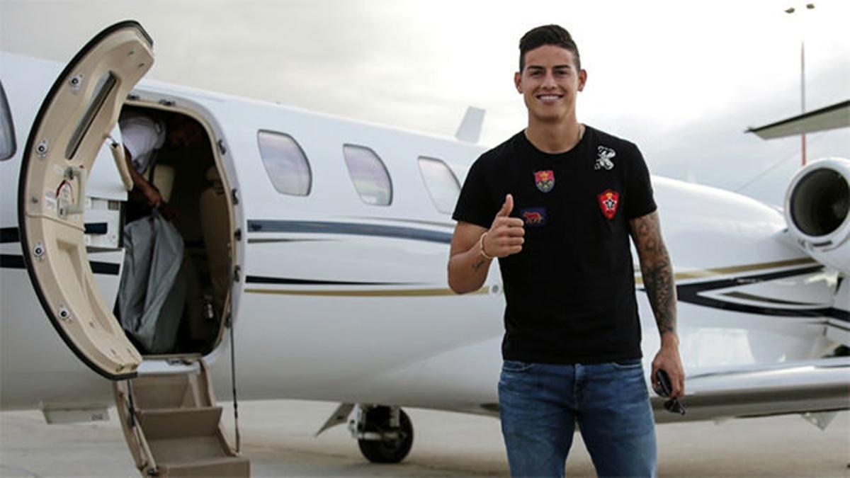 James Rodríguez ya está en Múnich