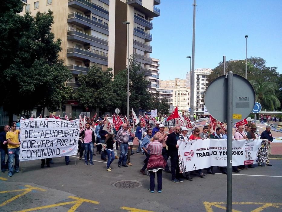 Manifestación del 1 de Mayo en Cartagena