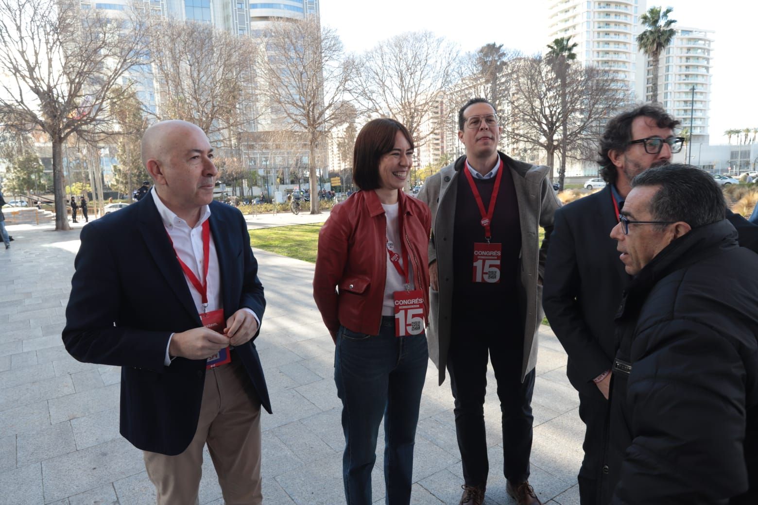 Empiezan a llegar los primeros asistentes al Congreso del PSPV-PSOE en Valencia