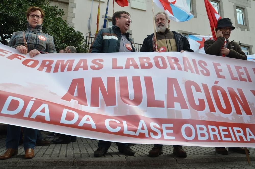 Protesta en A Coruña contra la reforma laboral