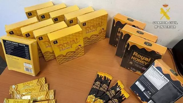 La Guardia Civil inspecciona un súper de Barcelona por fraude eléctrico y encuentra sobres de miel con Viagra