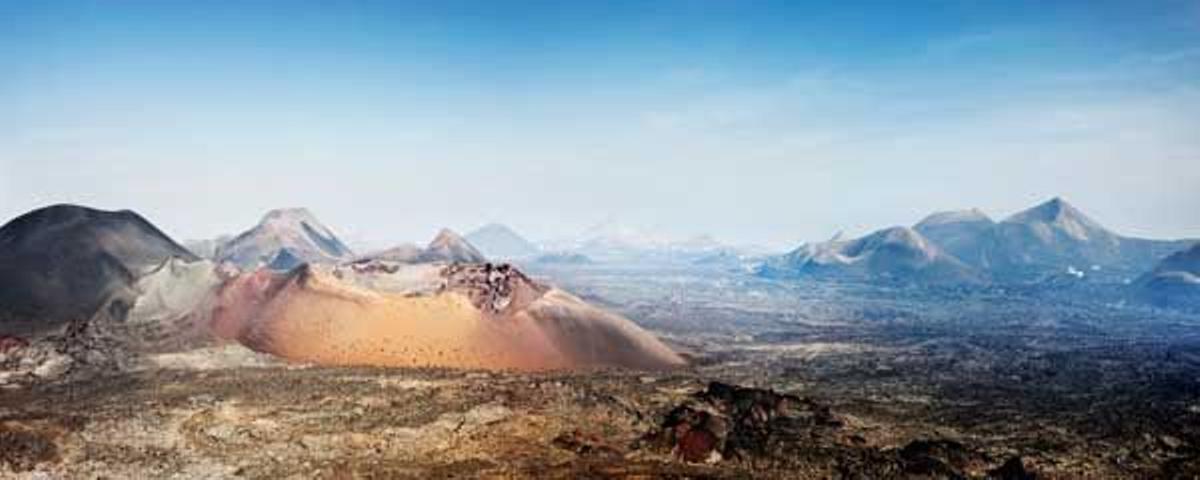 Paisaje volcánico de Lanzarote.
