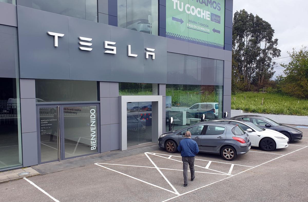 Concesionario de Tesla en Vigo.
