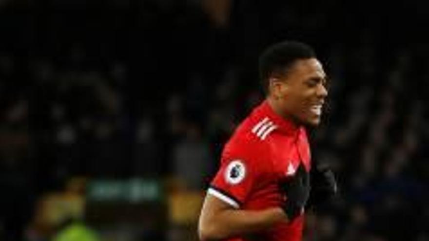 Martial celebra el primer gol