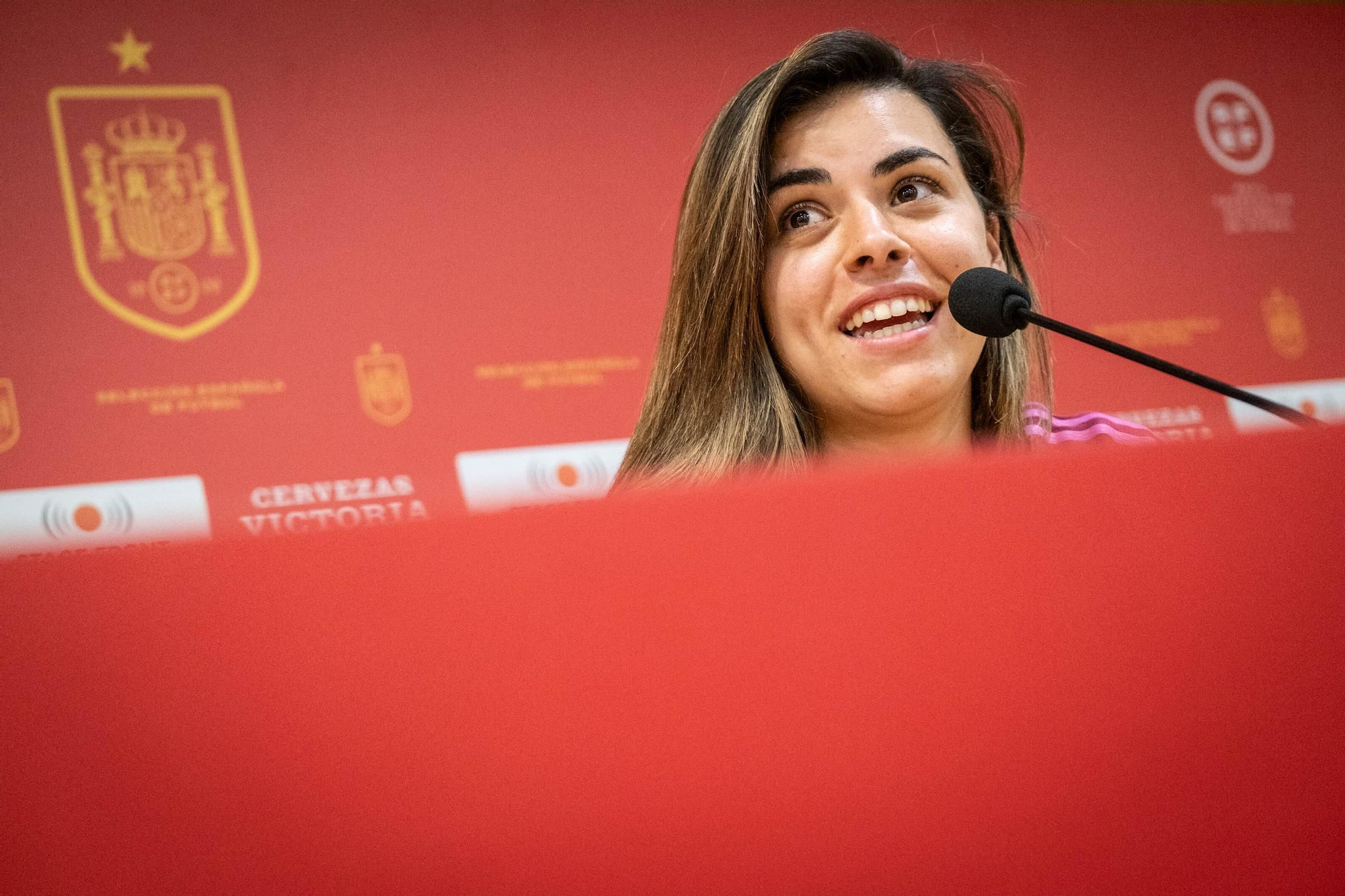 Training and press conference of the women's soccer team in Tenerife
