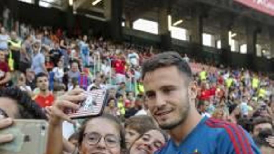 Saúl Ñíguez, anoche en Elche.