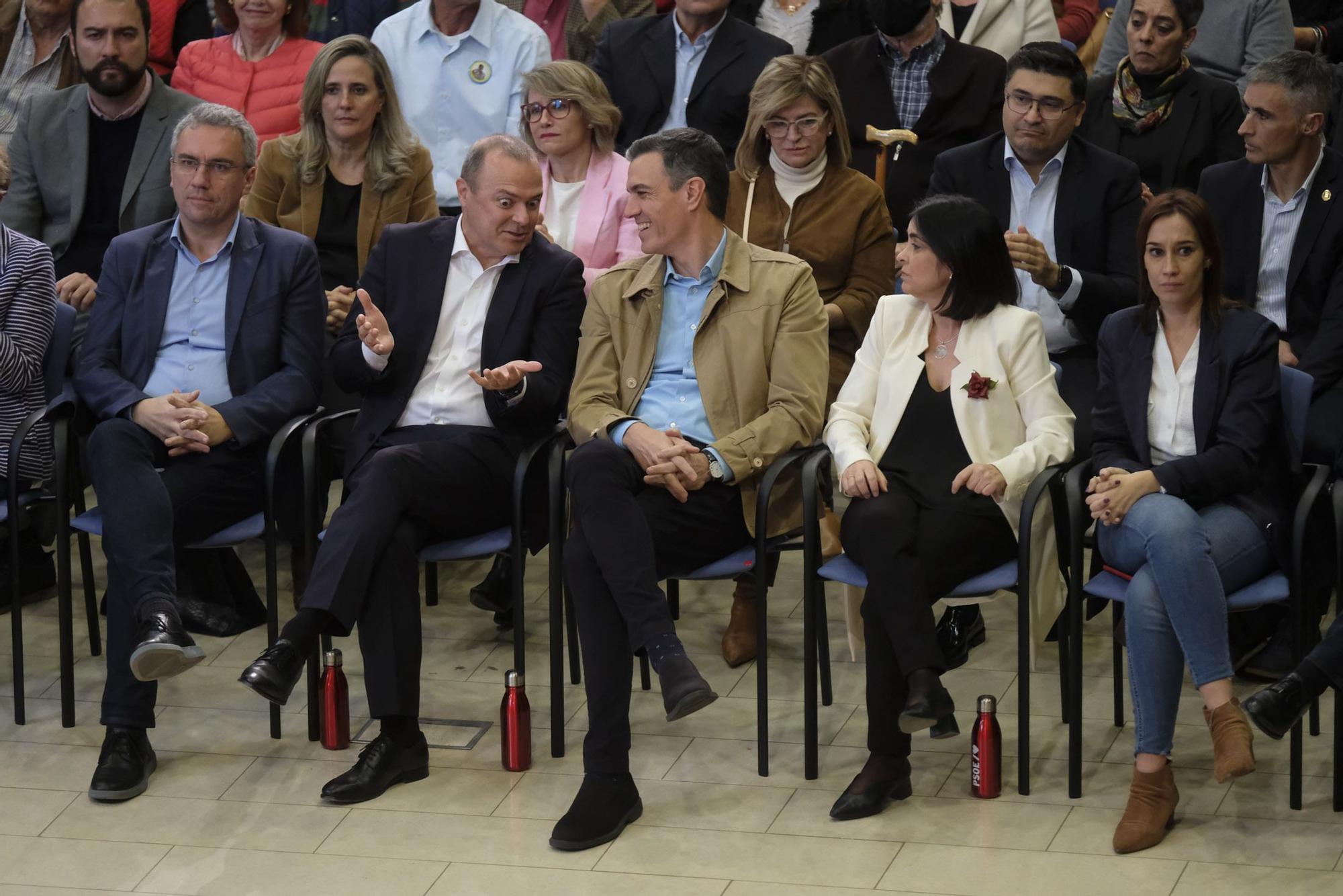 Mitin de Pedro Sánchez en Las Palmas de Gran Canaria