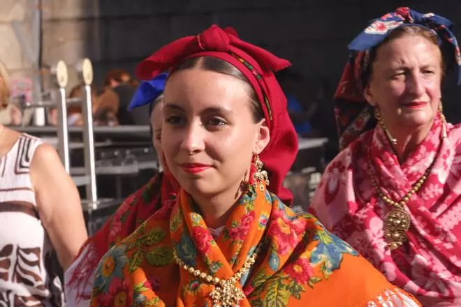 Premiados do desfile do Día do Traxe Galego nas Festas do Apóstolo