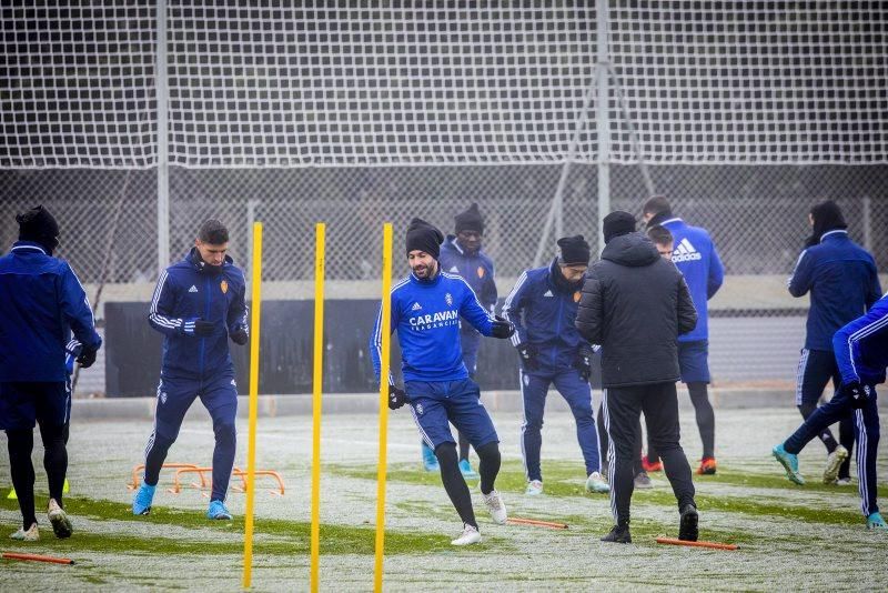 Entrenamiento del 13 de enero del Real Zaragoza