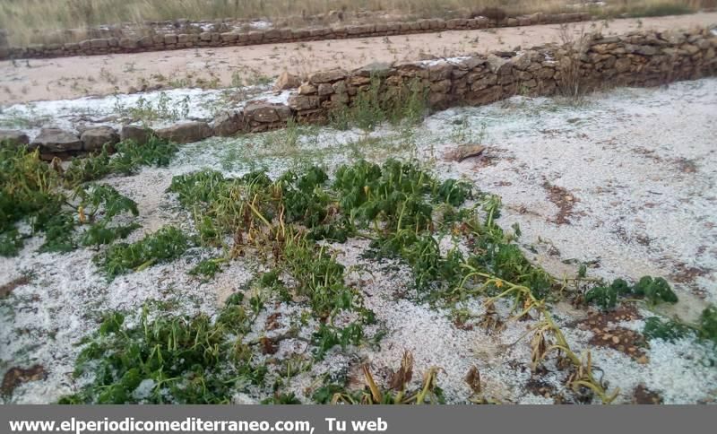 Espectacular tormenta de granizo en Vilafranca