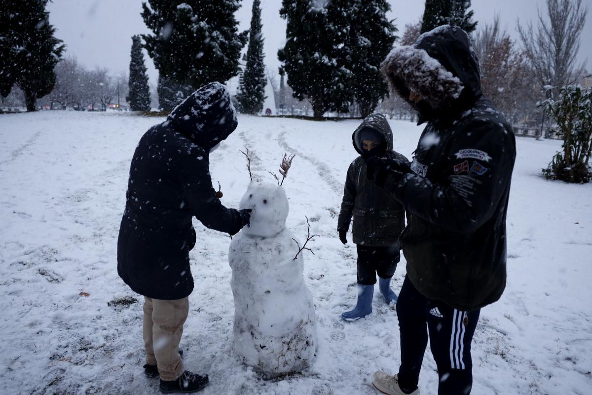 NIEVE EN ZARAGOZA