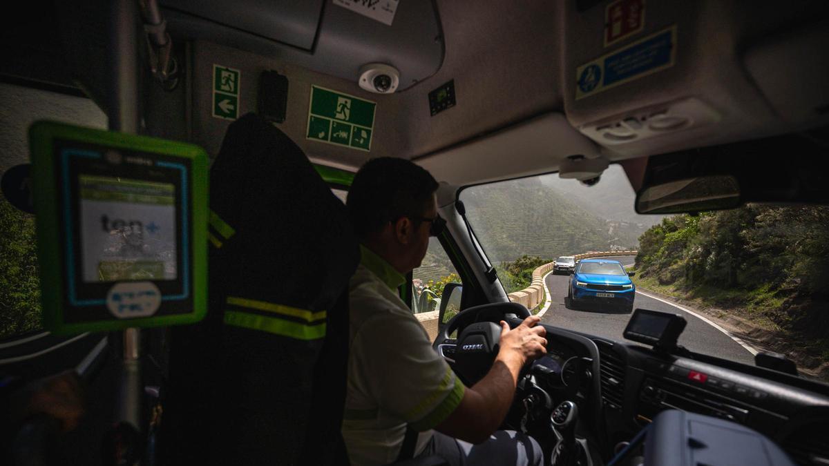Viaje en guagua a Masca