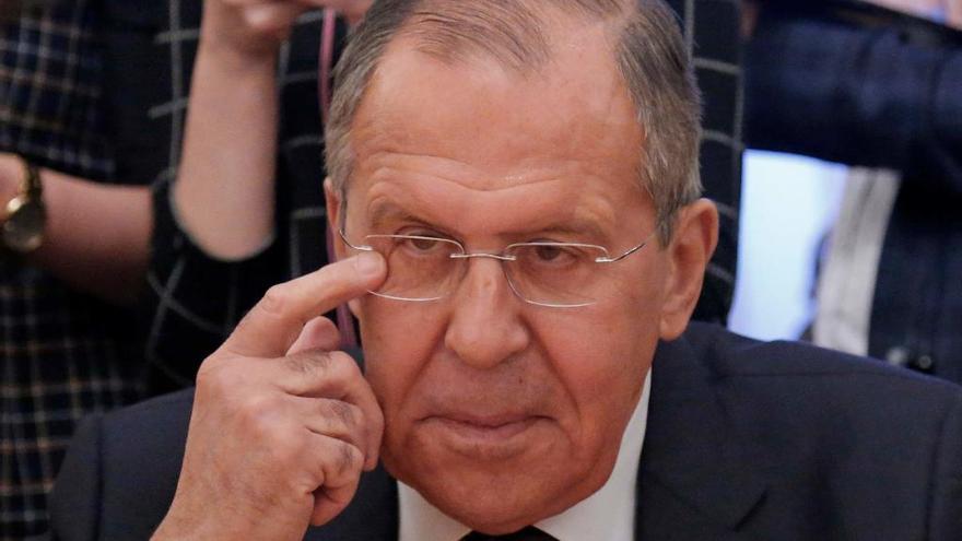 El ministro de Asuntos Exteriores de Rusia, Serguéi Lavrov.