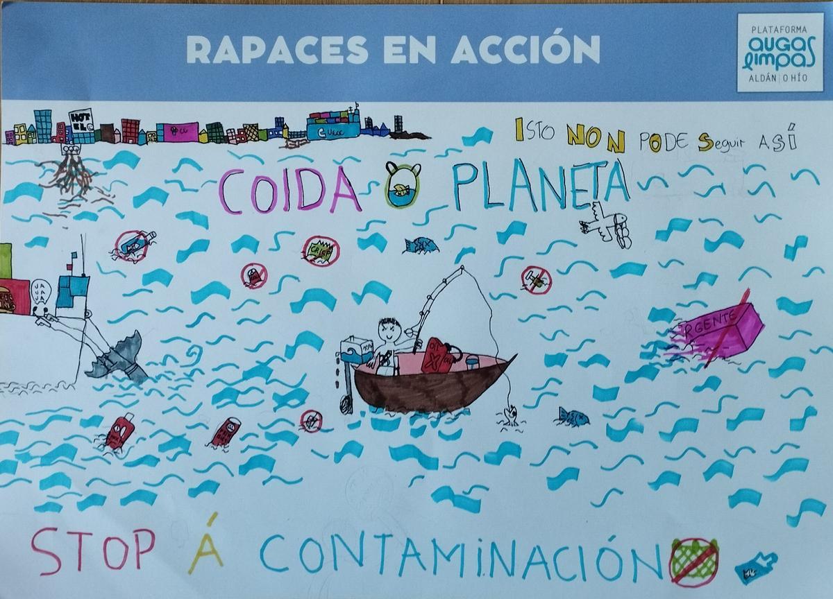 "Rapaces en acción", con los colegios de Aldán y O Hío para salvar la ría "Rapaces en acción", con los colegios de Aldán y O Hío para salvar la ría