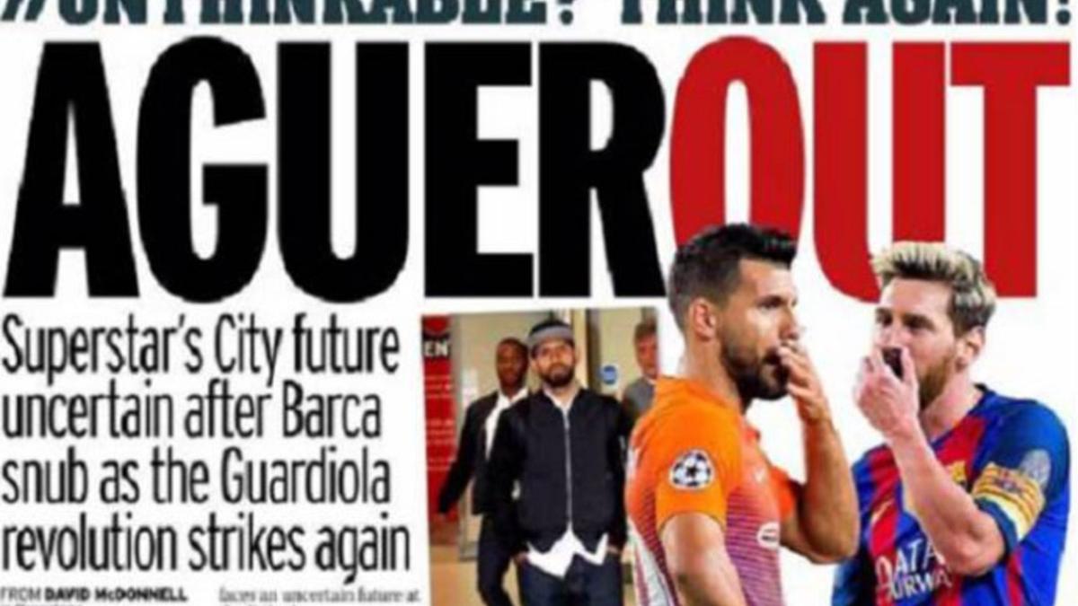 El Mirror habla del futuro de Agüero