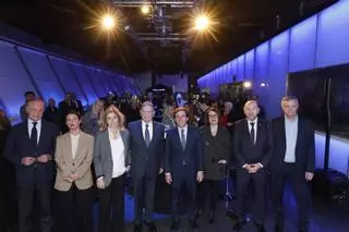 EN IMÁGENES: El Movistar Arena de Madrid vive el acto "Asturias Capital", que presenta la candidatura Oviedo 2031 a la Asturias exterior