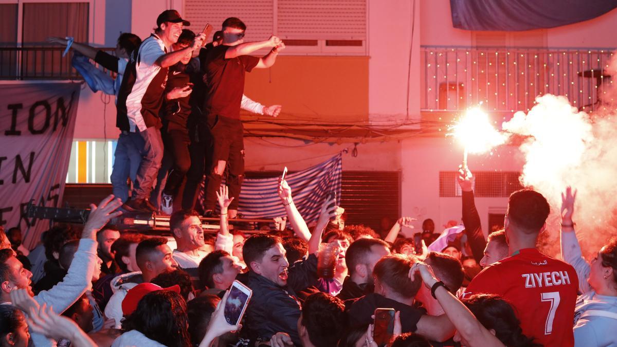 Celebraciones en el Mundial de Fútbol Qatar en 2022.