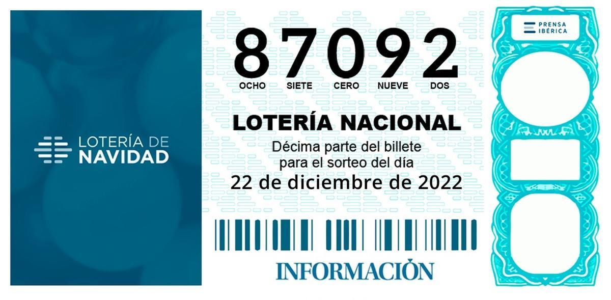 Octavo Quinto Premio: 87092