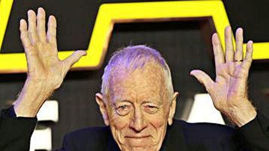 Max Von Sydow, el 2015.