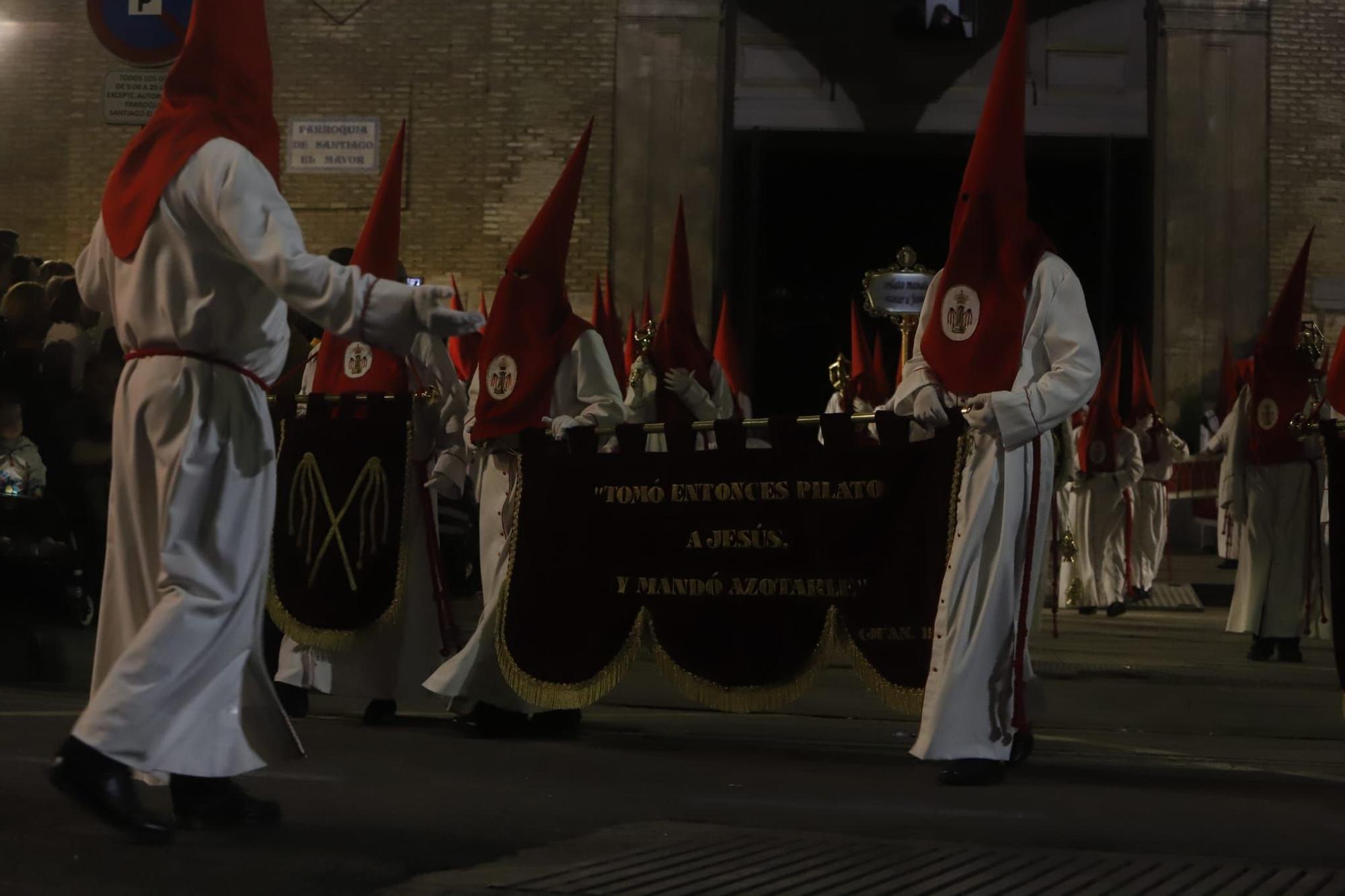 En imágenes | Procesiones del Jueves Santo en Zaragoza