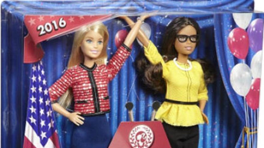 Mattel presenta sus Barbies presidenta y vicepresidenta