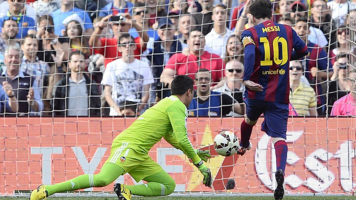 Messi es la pesadilla de Diego Alves