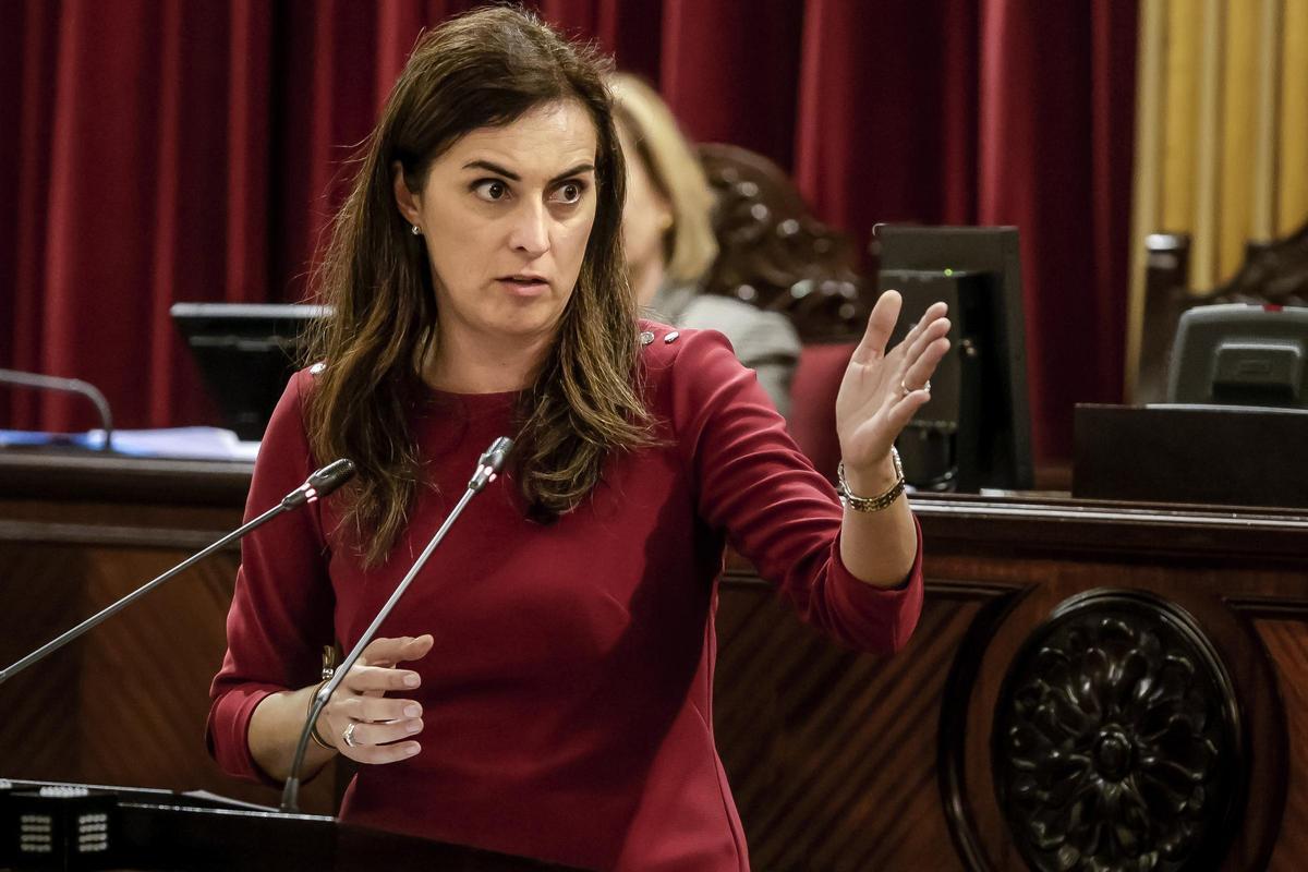 La diputada de Vox, Idoia Ribas