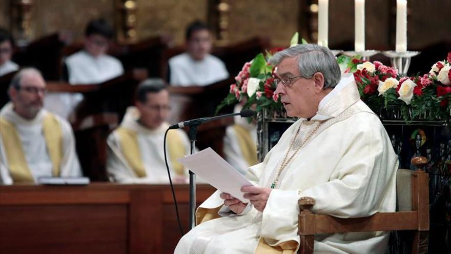 El abad de Montserrat pide perdón en la homilía por los abusos sexuales
