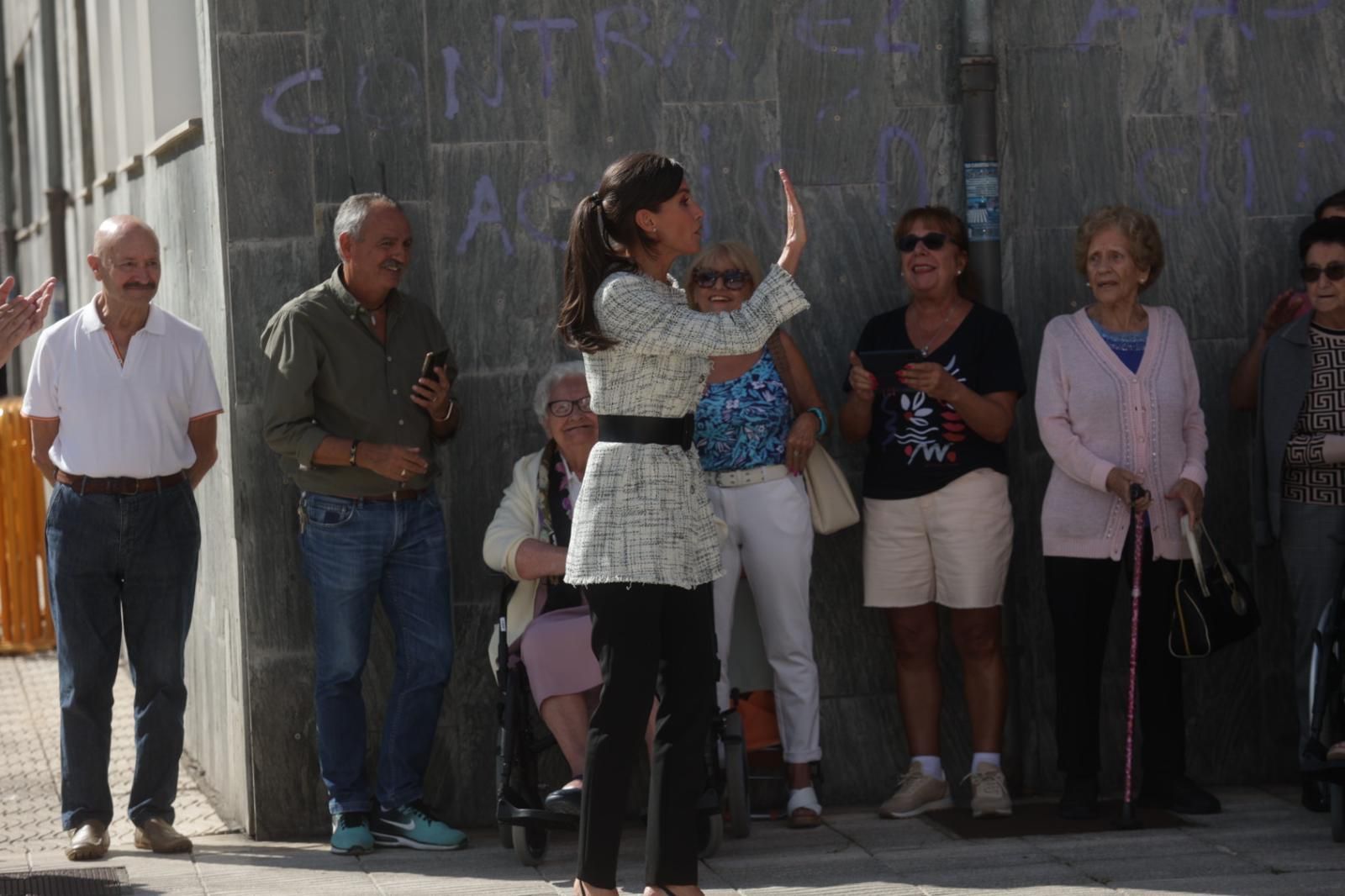 La Reina Letizia inaugura el curso de FP en el Cislan de Langreo