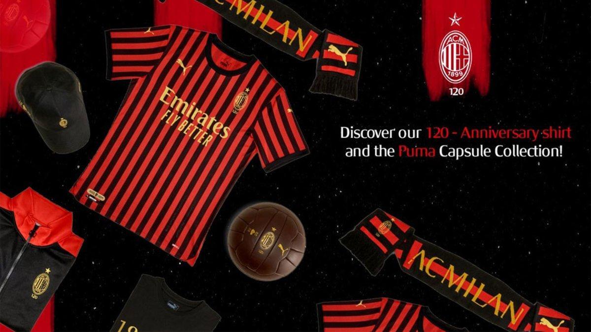 Esta es la nueva camiseta del AC Milan