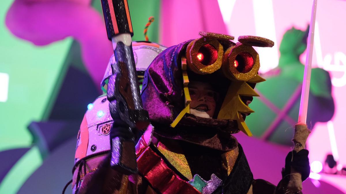 Retorciditos, primera murga en actuación en el ecuador de la cantera.