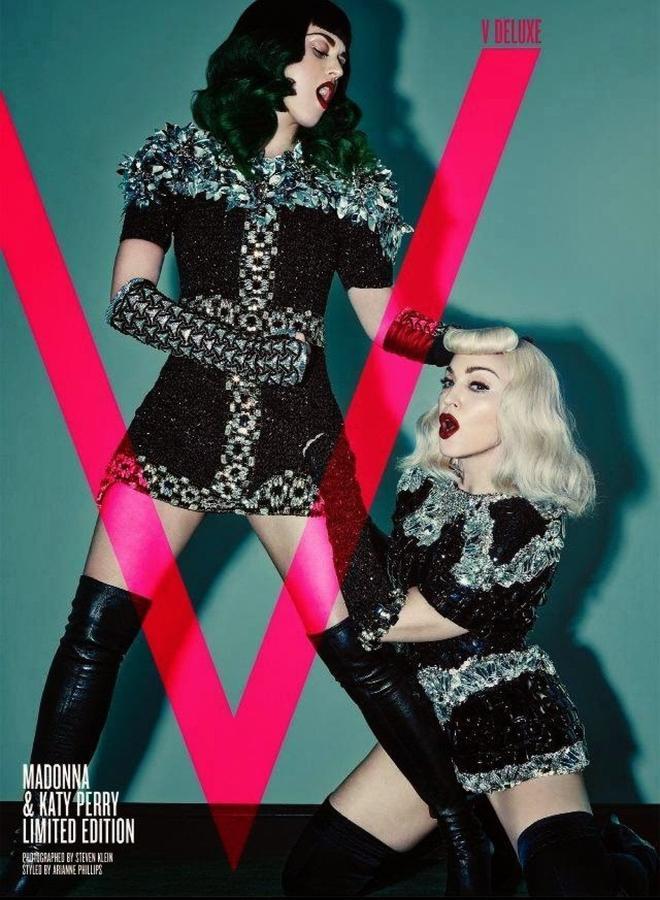 KAty Perry y Madonna en la portada de V Magazine
