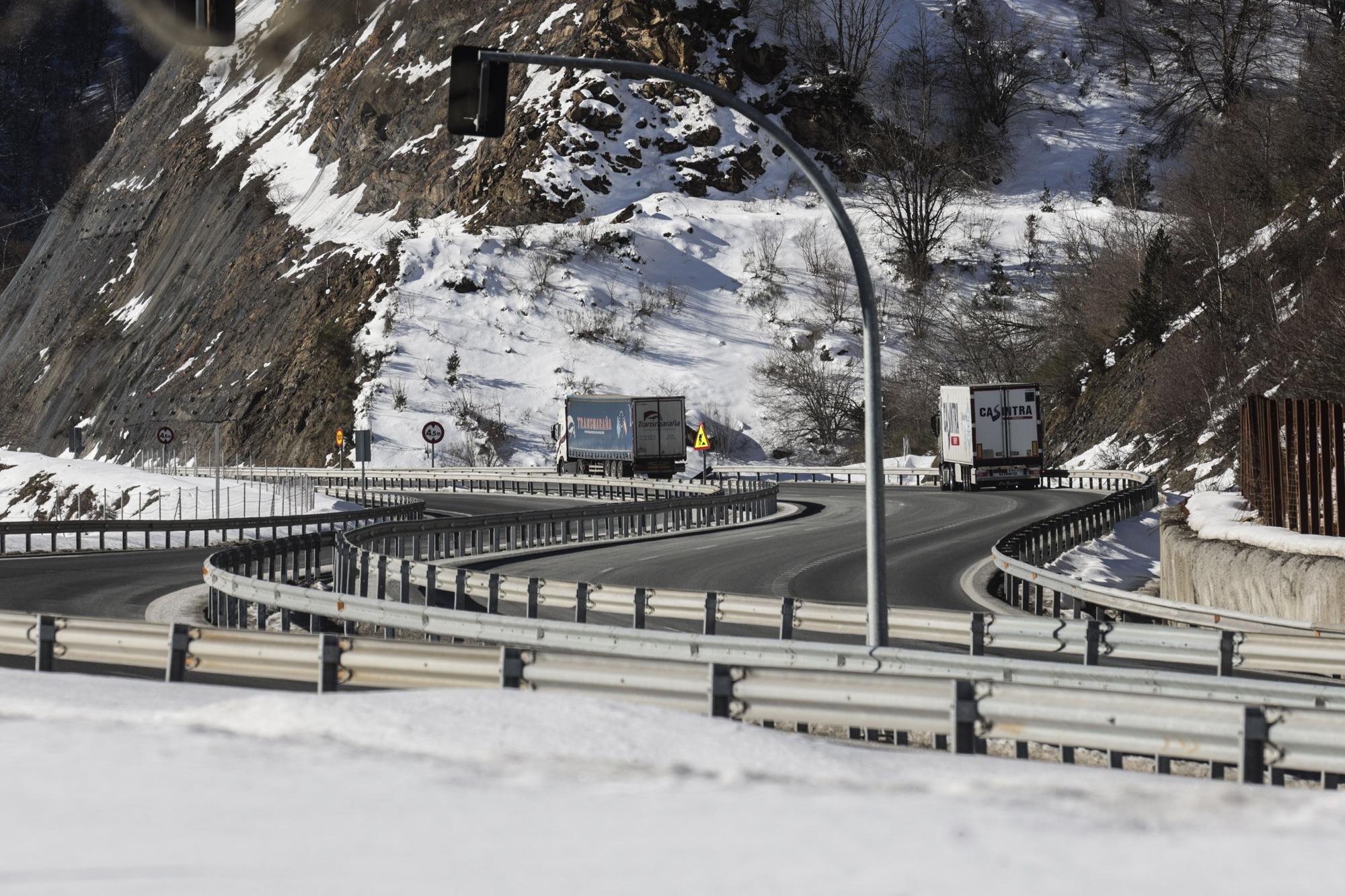 Así es el protocolo que aplica la autopista del Huerna ante las nevadas
