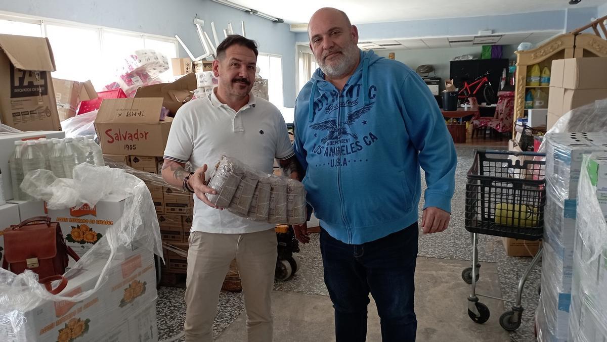 Iván Bravo y Antonio Paneque, el mes pasado en Málaga.