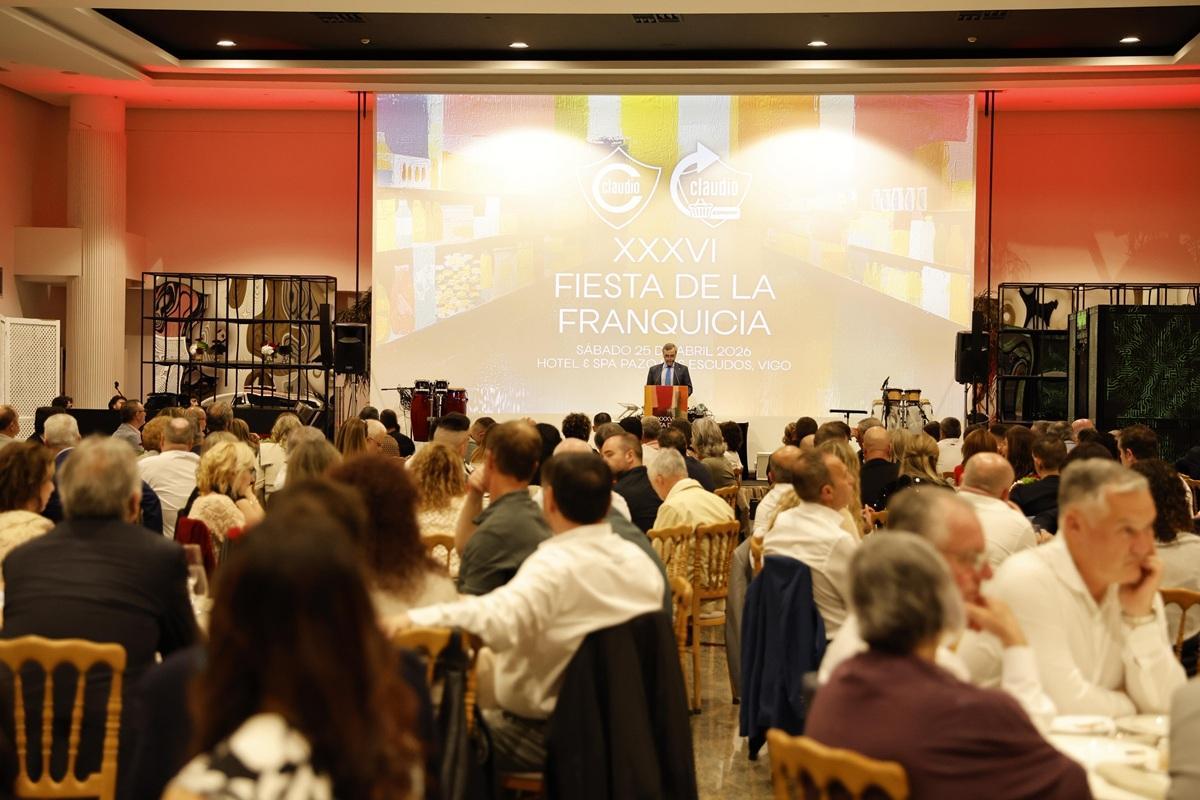La convención de franquiciados de Claudio hoy en Los Escudos.