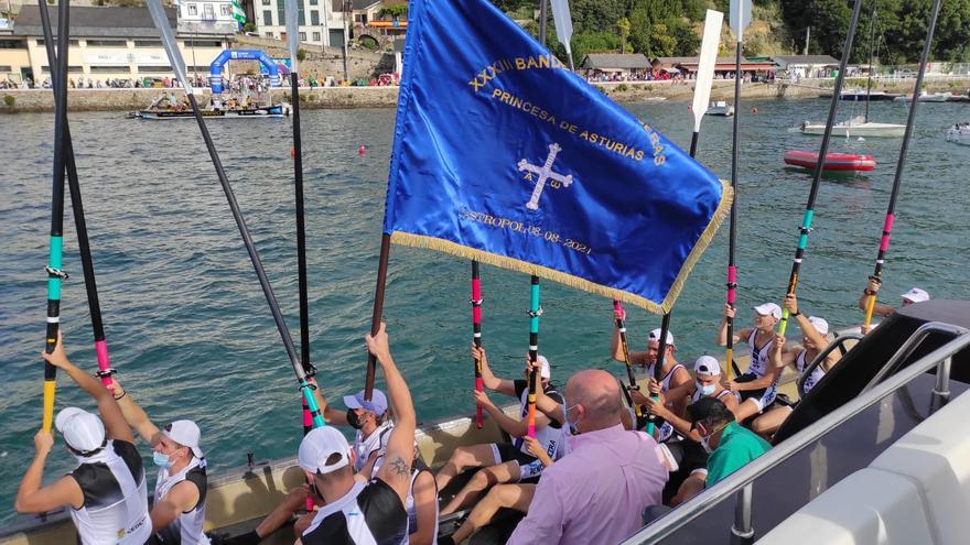 Castropol acoge la XXXIII Bandera Princesa de Asturias de Traineras