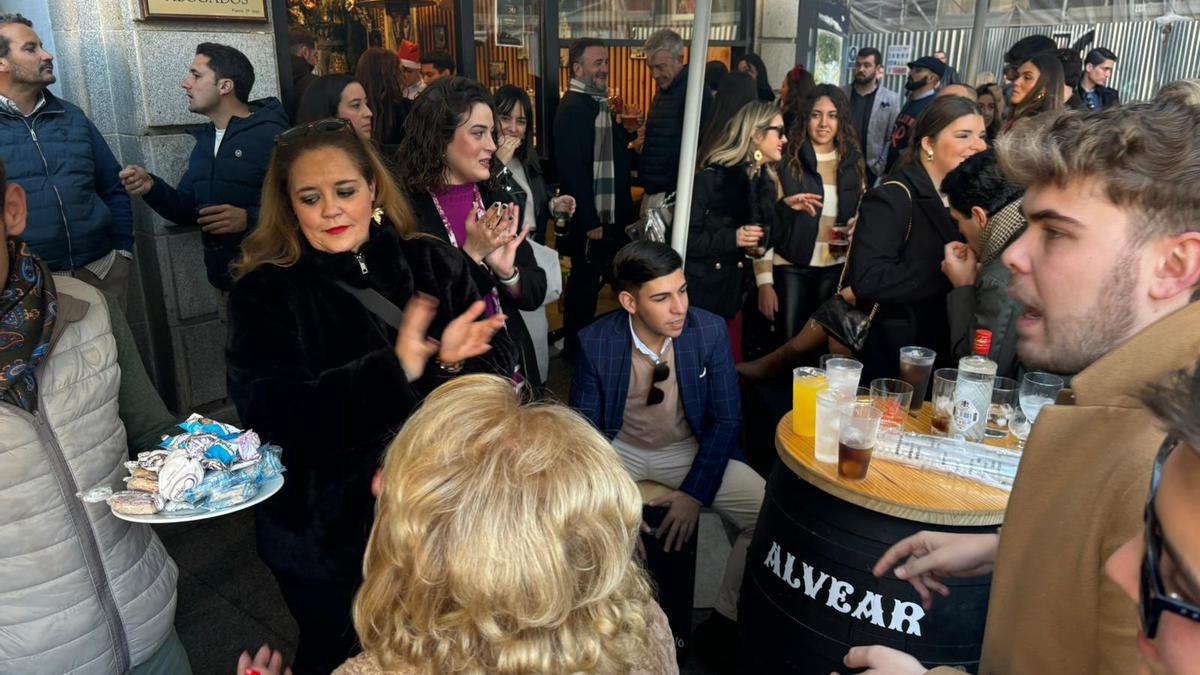 Ambiente navideño en la 'Tardebuena' de Las Tendillas.
