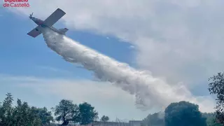 Controlado el incendio en un cultivo abandonado cerca de la AP-7 en Vila-real