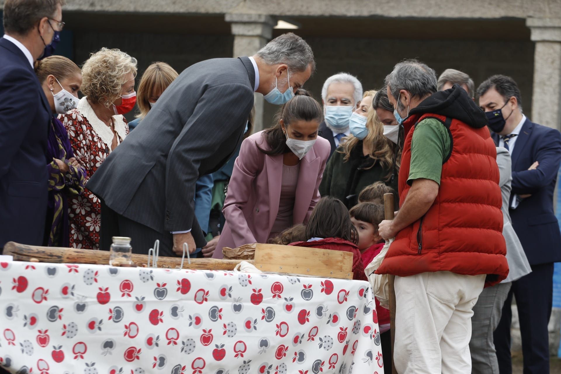 Visita de los Reyes al CRA Mestra Clara Torres de Tui