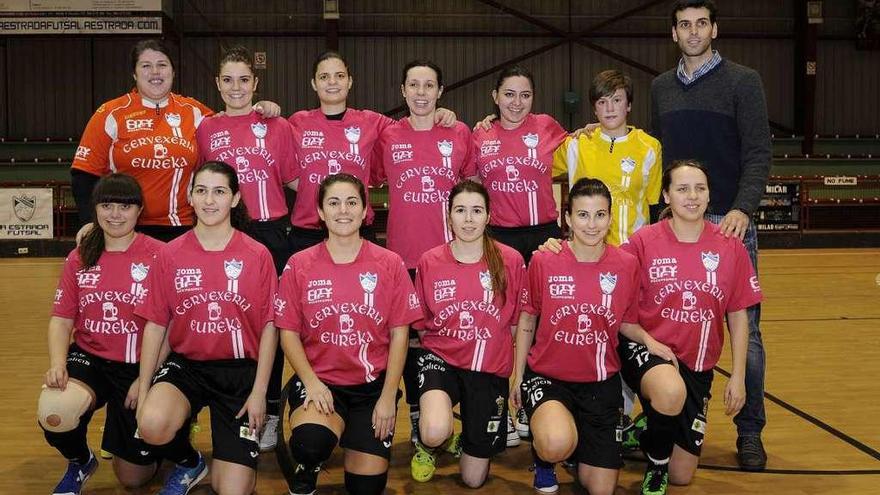 El equipo estradense afronta la quinta temporada desde su creación. // Bernabé