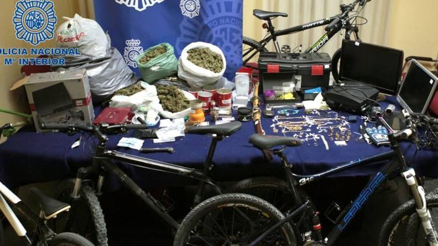 Seis detenidos en Zaragoza por tráfico de drogas y robo de bicicletas de alta gama